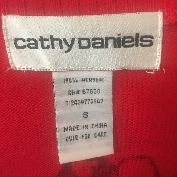 Cathy Daniels sweater top.  (Small) - Picture 6 of 8